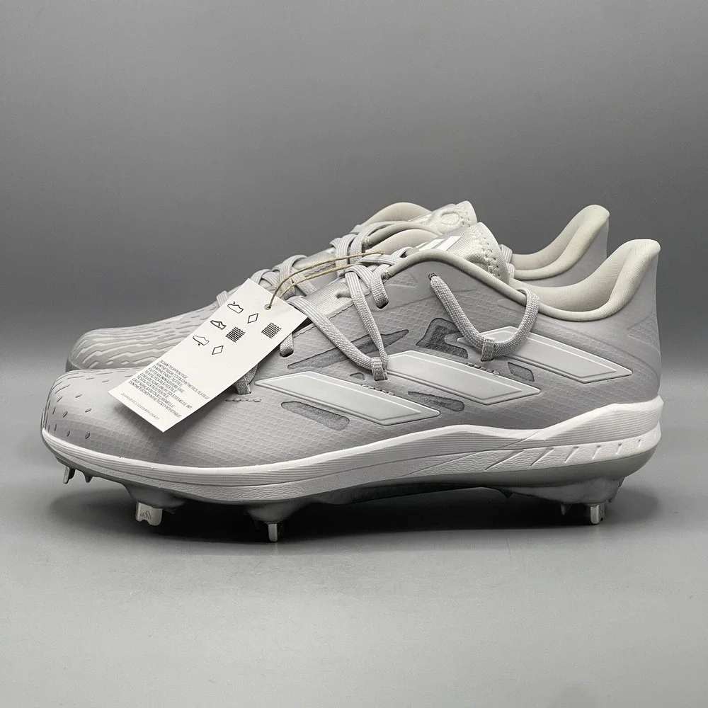 Adidas Baseball‎ Cleats Men's 7.5 Metal adizero Afterburner 9 Silver IG2311 NEW